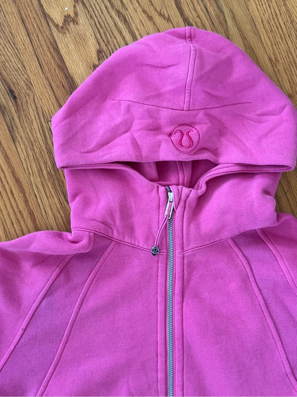 Lululemon Sonic Pink Full-Zip Scuba Hoodie - Picture 2 of 6